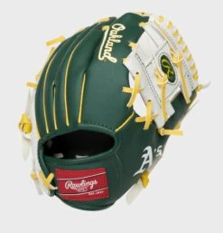 Rawlings Oakland Athletics 10-Inch Team Logo Glove -Baseball Equipment Select Stores 22000003111 1