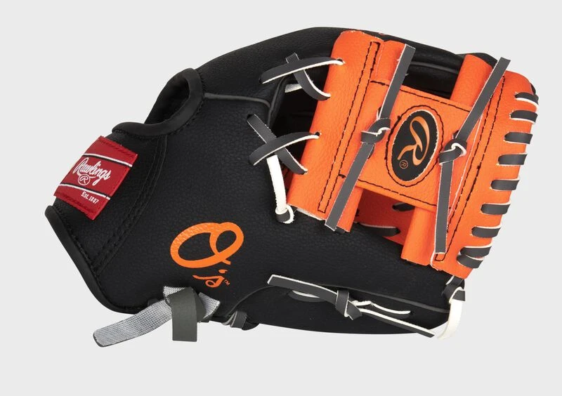 Rawlings Baltimore Orioles 10-Inch Team Logo Glove 3 Rawlings Baltimore Orioles 10-Inch Team Logo Glove