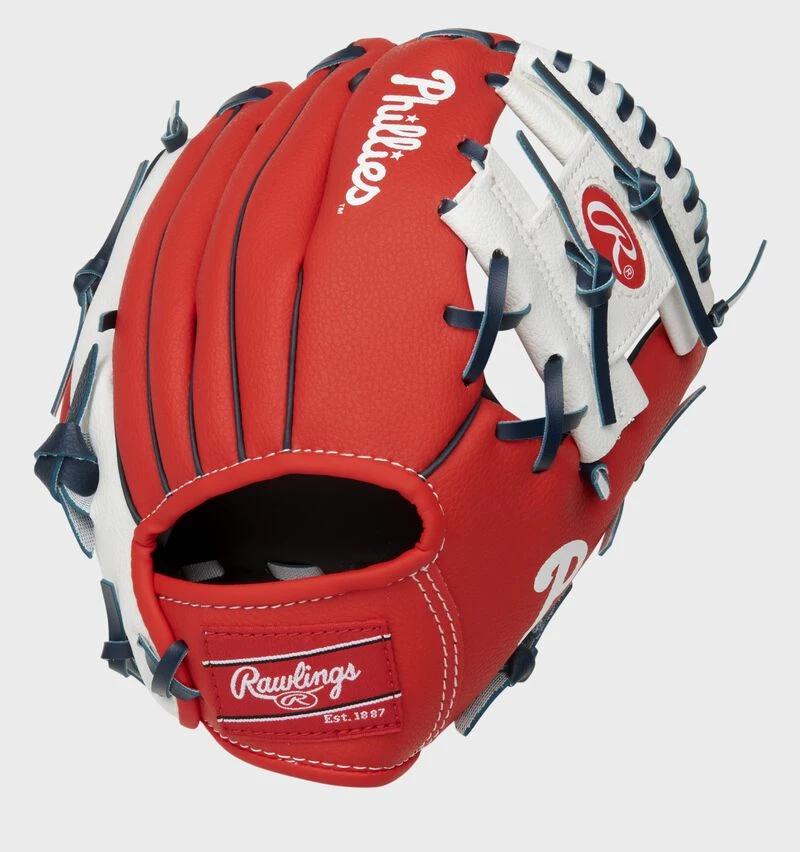 Rawlings Philadelphia Phillies 10-Inch Team Logo Glove 4 Rawlings Philadelphia Phillies 10-Inch Team Logo Glove - Image 2