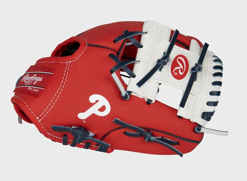 Rawlings Philadelphia Phillies 10-Inch Team Logo Glove 3 Rawlings Philadelphia Phillies 10-Inch Team Logo Glove