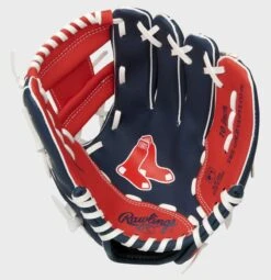 Rawlings Boston Red Sox 10-Inch Team Logo Glove 8 Rawlings Boston Red Sox 10-Inch Team Logo Glove -Baseball Equipment Select Stores 22000024111 2
