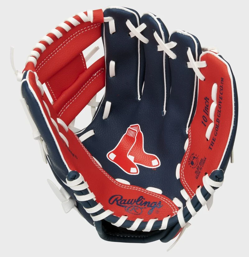 Rawlings Boston Red Sox 10-Inch Team Logo Glove 5 Rawlings Boston Red Sox 10-Inch Team Logo Glove - Image 3