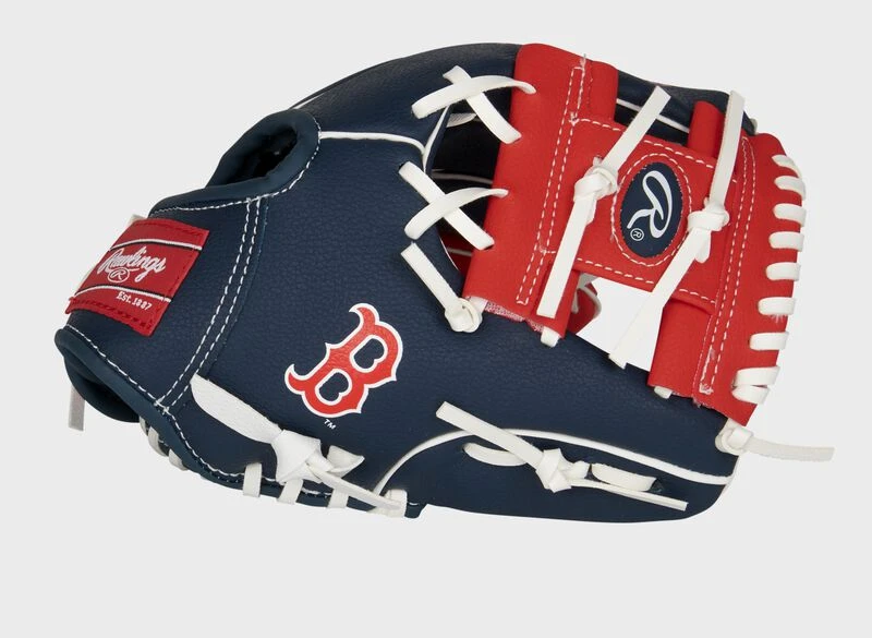 Rawlings Boston Red Sox 10-Inch Team Logo Glove 3 Rawlings Boston Red Sox 10-Inch Team Logo Glove