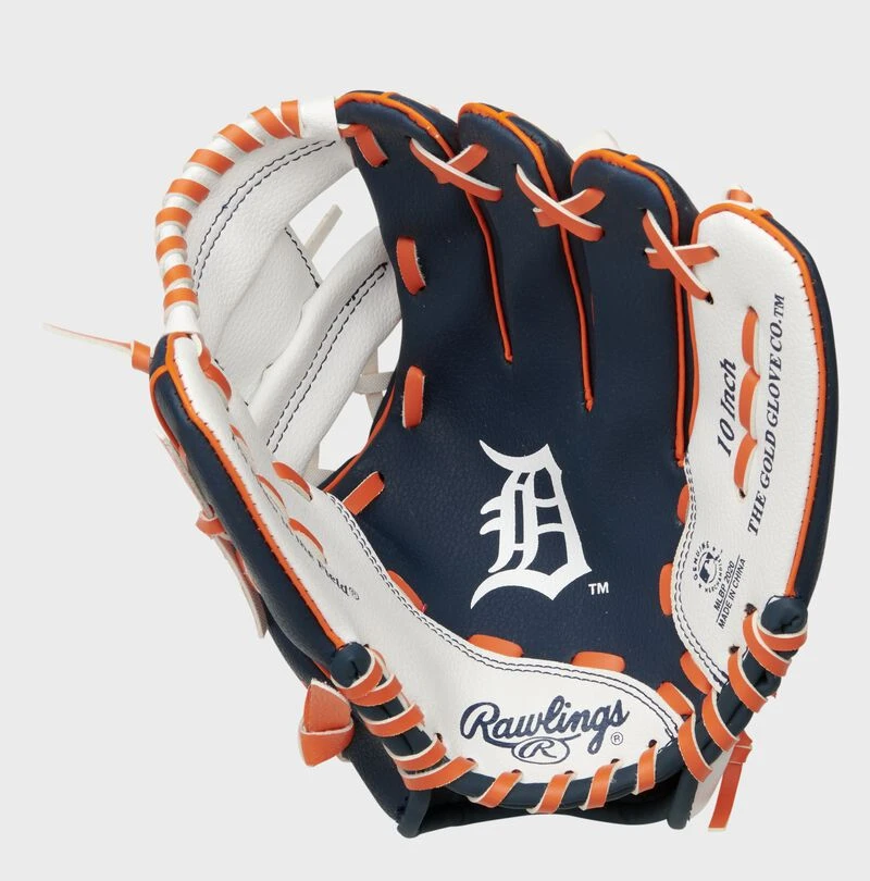 Rawlings Detroit Tigers 10-Inch Team Logo Glove 5 Rawlings Detroit Tigers 10-Inch Team Logo Glove - Image 3