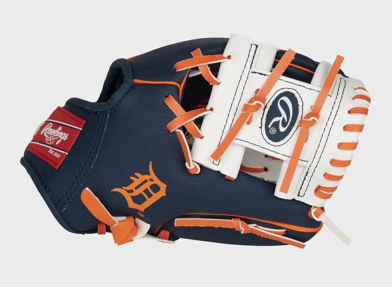 Rawlings Detroit Tigers 10-Inch Team Logo Glove 3 Rawlings Detroit Tigers 10-Inch Team Logo Glove