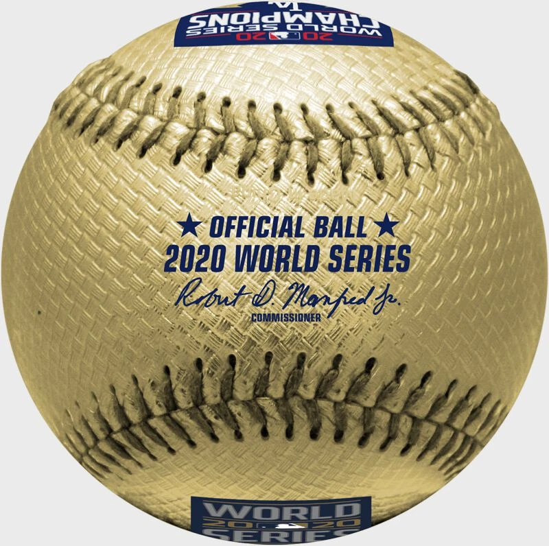 Rawlings 2020 Los Angeles Dodgers Gold World Series Champions Replica Baseball 3 Rawlings 2020 Los Angeles Dodgers Gold World Series Champions Replica Baseball