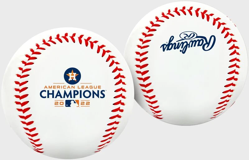 Rawlings 2022 Houston Astros American League Champions Replica Baseball 3 Rawlings 2022 Houston Astros American League Champions Replica Baseball