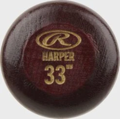 Rawlings 2021 Bryce Harper Pro Label Wood Bat, Maple Bat -Baseball Equipment Select Stores BH3PL 32
