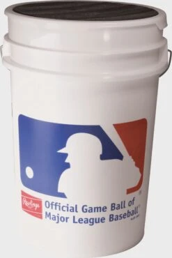 Rawlings MLB Baseball 6-Gallon Bucket (Bucket Only), 6 Bucket Pack -Baseball Equipment Select Stores BUCKET6G6PK 2