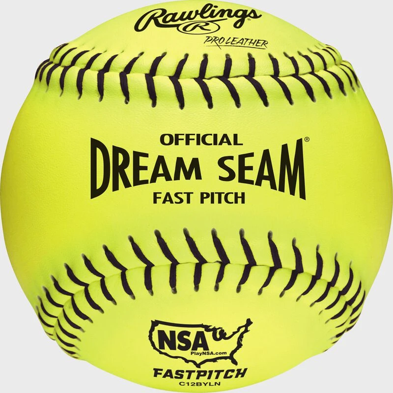 Rawlings NSA Official 12" Softballs, 3 Pack Or Dozen 3 Rawlings NSA Official 12" Softballs, 3 Pack Or Dozen