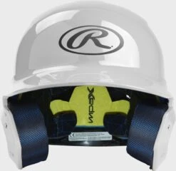 Rawlings Mach Gloss Batting Helmet, Senior & Junior Sizes -Baseball Equipment Select Stores MACHJR W 1