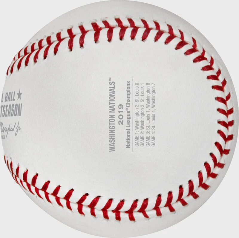 Rawlings 2019 Washington Nationals National League Champions Baseball 6 Rawlings 2019 Washington Nationals National League Champions Baseball - Image 4