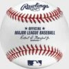 Rawlings MLB Official Baseball With Display Cube -Baseball Equipment Select Stores ROMLB R 1