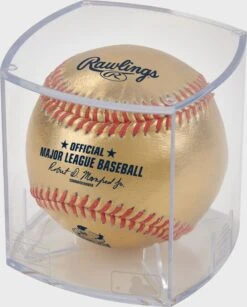 Rawlings Gold Aaron Judge AL Home Run Record Commemorative Baseball 8 Rawlings Gold Aaron Judge AL Home Run Record Commemorative Baseball -Baseball Equipment Select Stores ROMLBGOLDAJ62 51