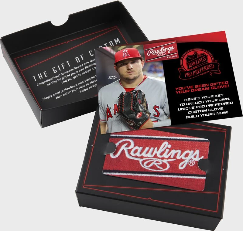 Rawlings Pro Preferred Custom Glove Gift Card 3 Rawlings Pro Preferred Custom Glove Gift Card