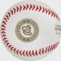 Rawlings MLB 2019 Washington Nationals World Series Champions Baseball 8 Rawlings MLB 2019 Washington Nationals World Series Champions Baseball -Baseball Equipment Select Stores WSBB19CHMP 3