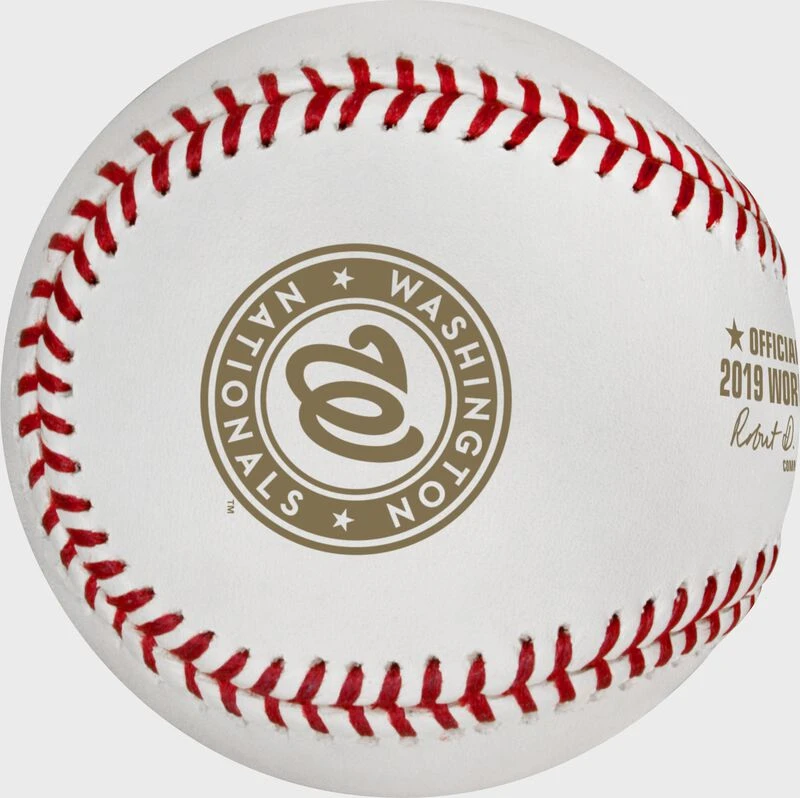 Rawlings MLB 2019 Washington Nationals World Series Champions Baseball 4 Rawlings MLB 2019 Washington Nationals World Series Champions Baseball - Image 2
