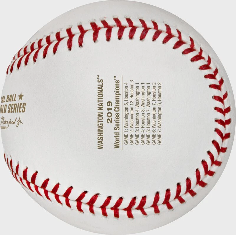 Rawlings MLB 2019 Washington Nationals World Series Champions Baseball 6 Rawlings MLB 2019 Washington Nationals World Series Champions Baseball - Image 4
