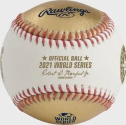 Rawlings MLB 2021 Gold World Series Dueling Baseball