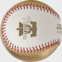 Rawlings MLB 2022 Gold World Series Dueling Baseball -Baseball Equipment Select Stores WSBB22DL 3
